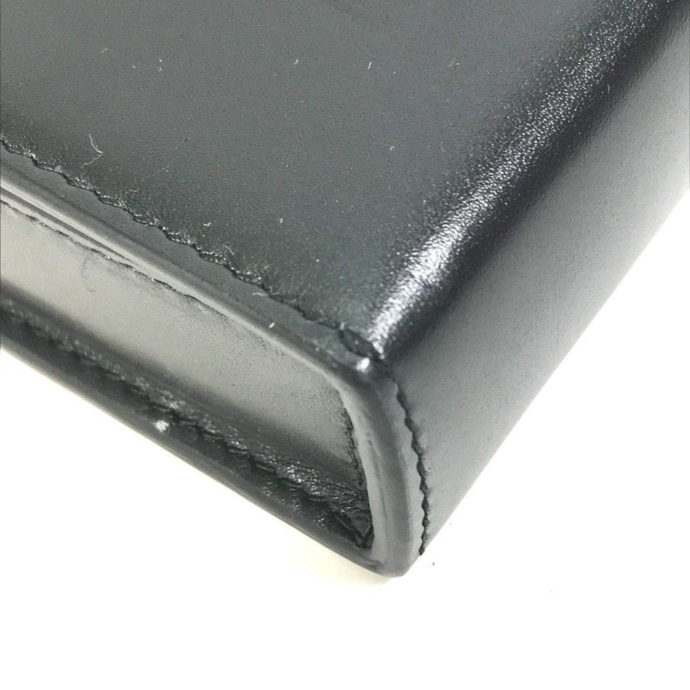 CHRISTIAN DIOR Black Leather Pochette Shoulder Bag - Picture 9 of 16